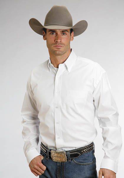 5-749049 Stetson Mens Cotton Button Down Long Sleeve Shirt  sku 5-749049