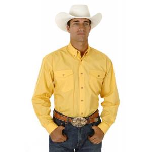 Roper Poplin Shirt - Mens, Long Sleeve, Yellow