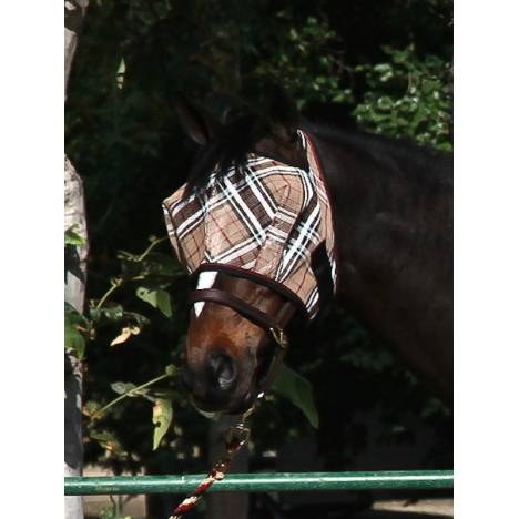 Kensington 73% UV Fly Mask with Web Trim - Open Ear Design with Forelock Freedom