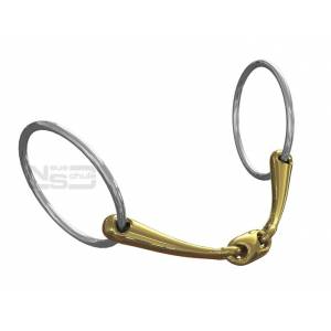 Neue Schule Trans Angled Lozenge Loose Ring Snaffle - 14mm