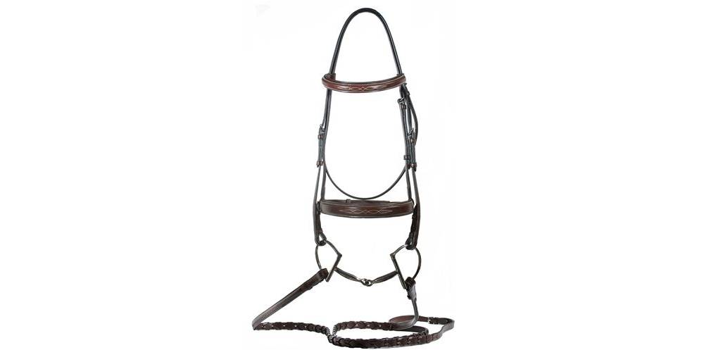 Nunn Finer All Leather Side Reins - Havana