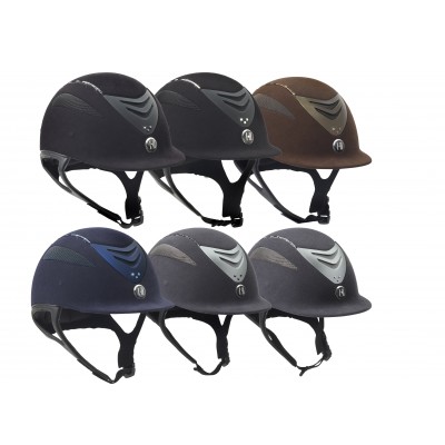 One K Defender Helmet - Suede, Swarovski Stones