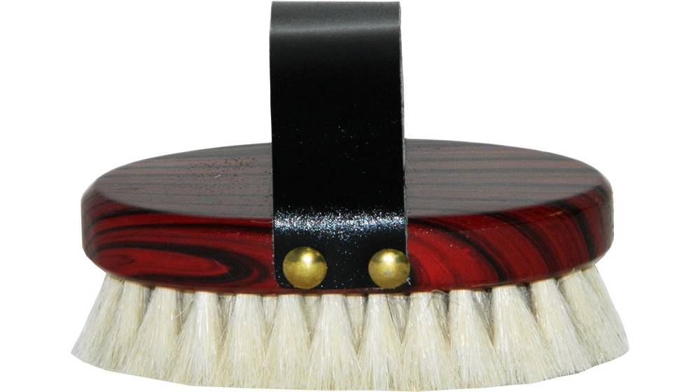 Wooden Goat Hair Finishing Brush EquestrianCollections