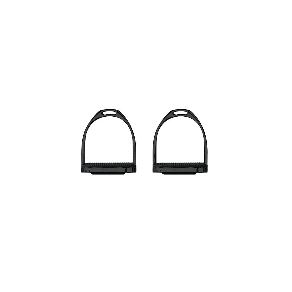 Perri's Black Powder Coated Stirrup Irons