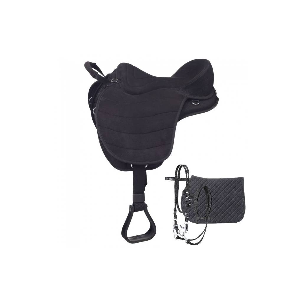 Eclipse by Tough-1 Treeless Endurance Saddle with Western Rigging