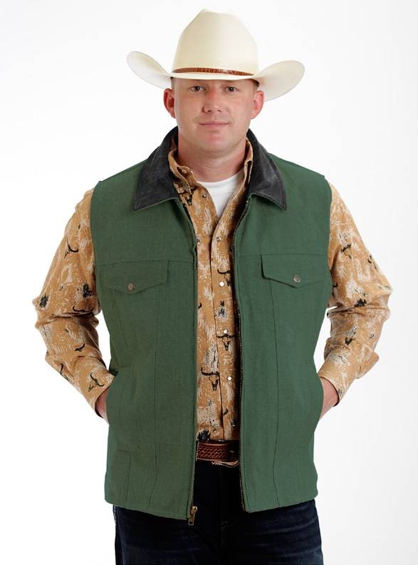 5-880033 Colorado Saddlery Conceal Carry Vest - Mens - Sage sku 5-880033