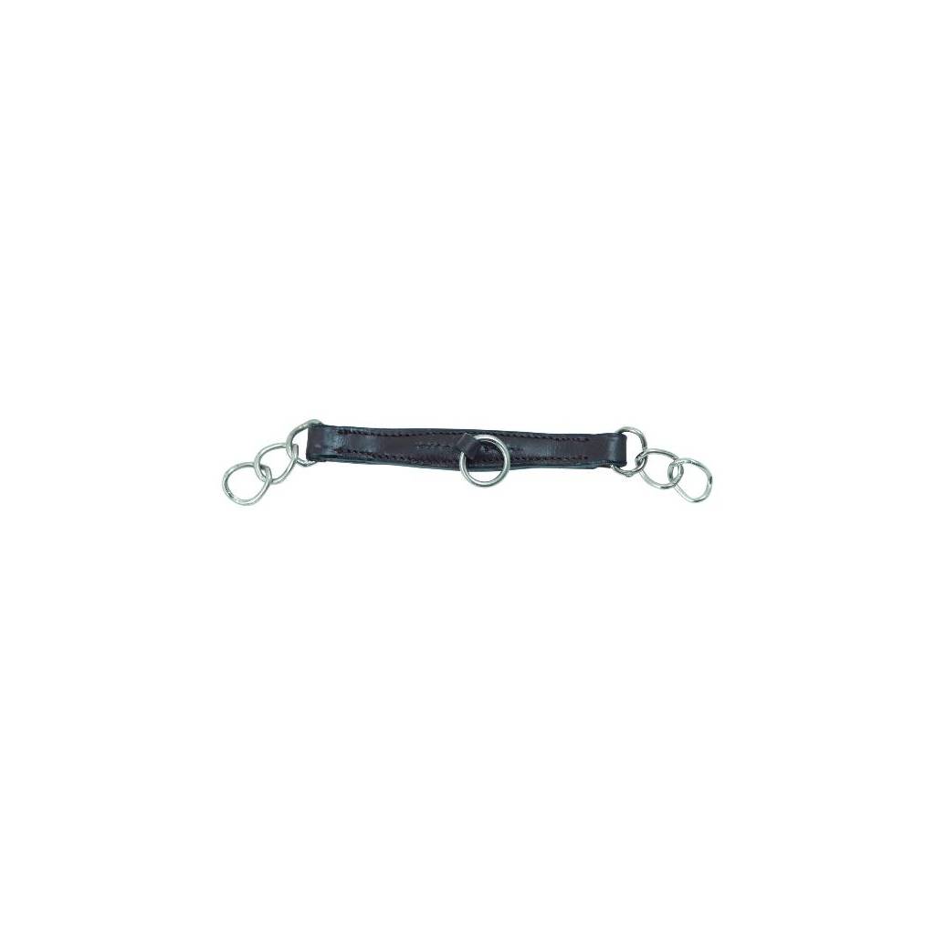 Shires Leather Curb Chain