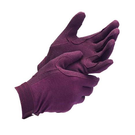 Shires Equestrian Adult Newburry Cotton Pimple Grip Gloves