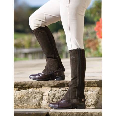 Shires Suede Half Chaps - Kids