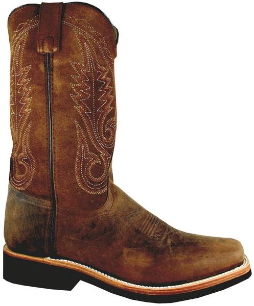 low heel roper boots