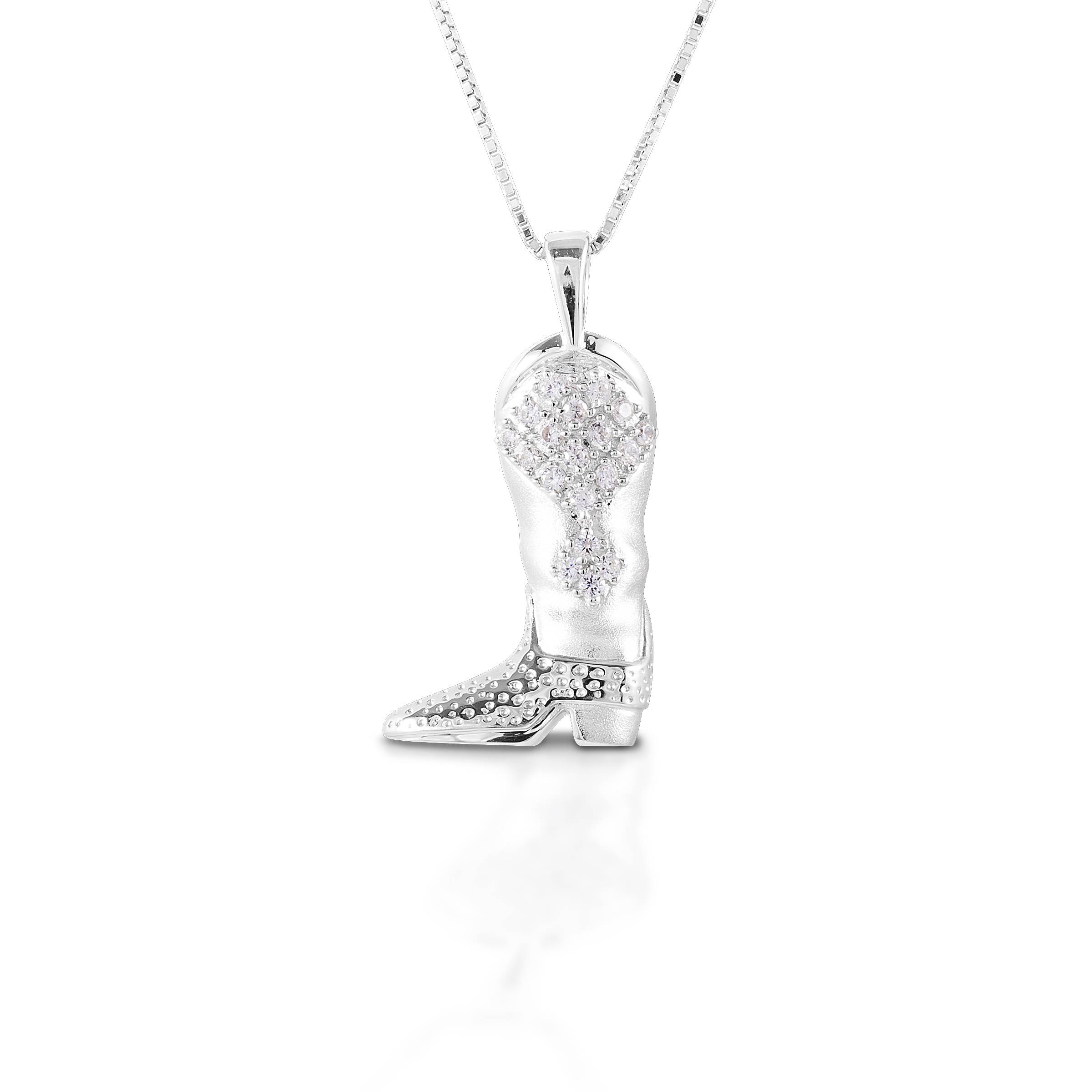 Kelly Herd Western Boot Necklace