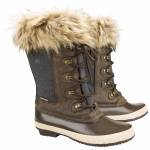Oak Equestrian OEQ Ladies Canvas Fur Top Winter Boot